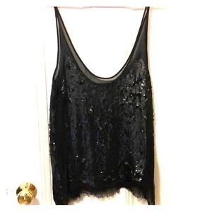 All Saints Sequin Tank